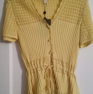 St. John Sport Wool V-Neck Cardigan